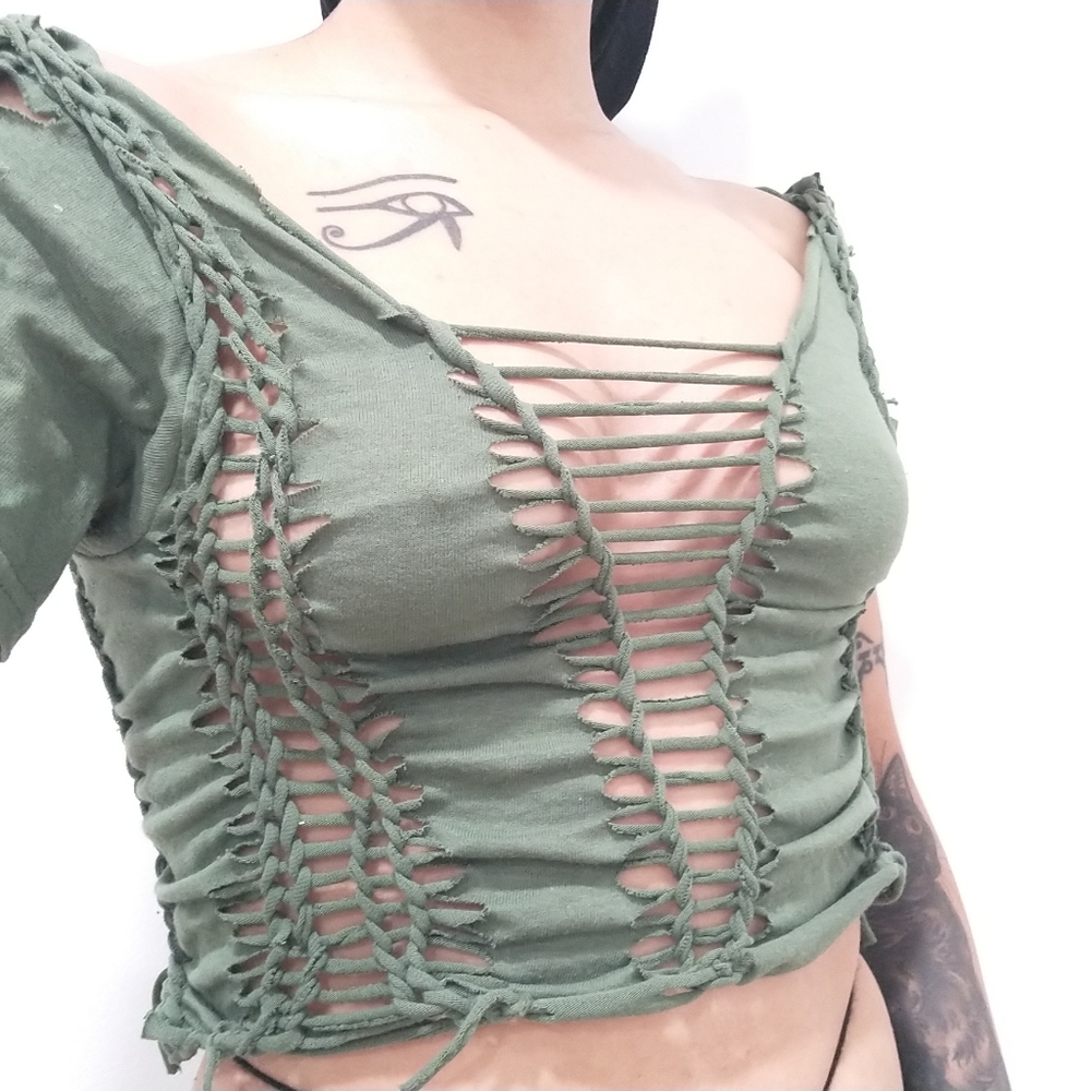 Braided fairy top